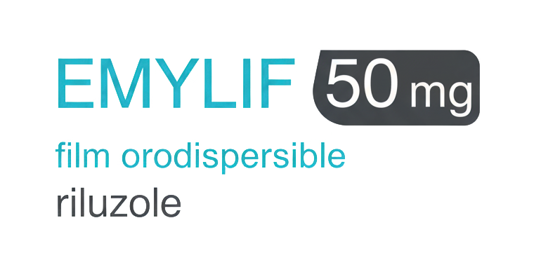 Logo for Emylif 50 mg riluzole, film orodispersible
