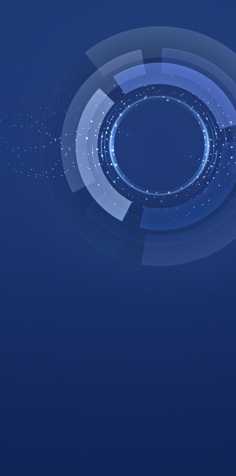 Abstract graphic showing high-tech portal.