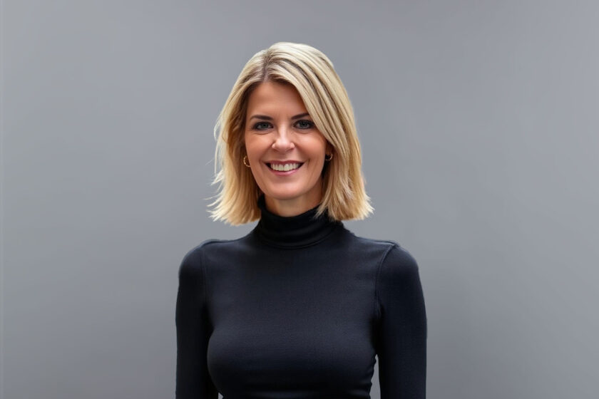 Professional headshot of Aquestive Chief Commercial Officer, Sherry Korczynski